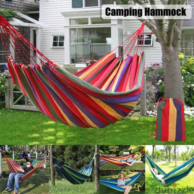 Outdoor Camping Hammock with Carry Bag 7