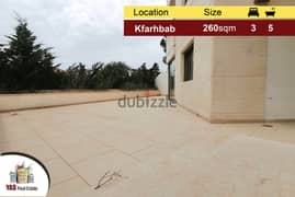 Kfarhbab 260m2 + 100m2 Terrace | High-End | Brand New | Open View |IV