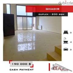 duplex for sale in ghadir 200 SQM REF#MA51012