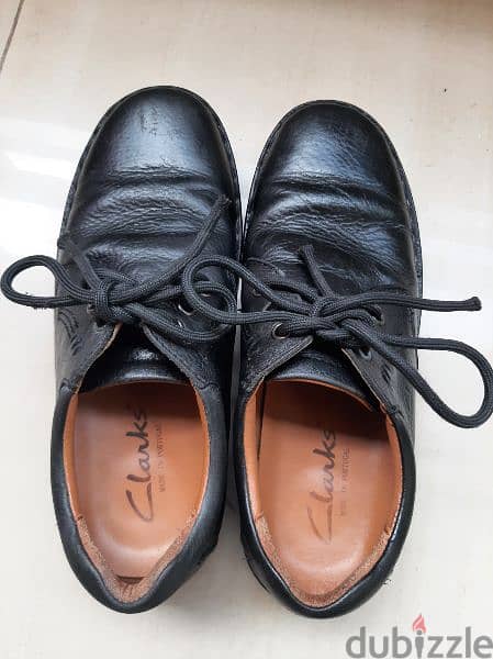 Black Shoes, Original Clark made in Portugal, Size 42 1