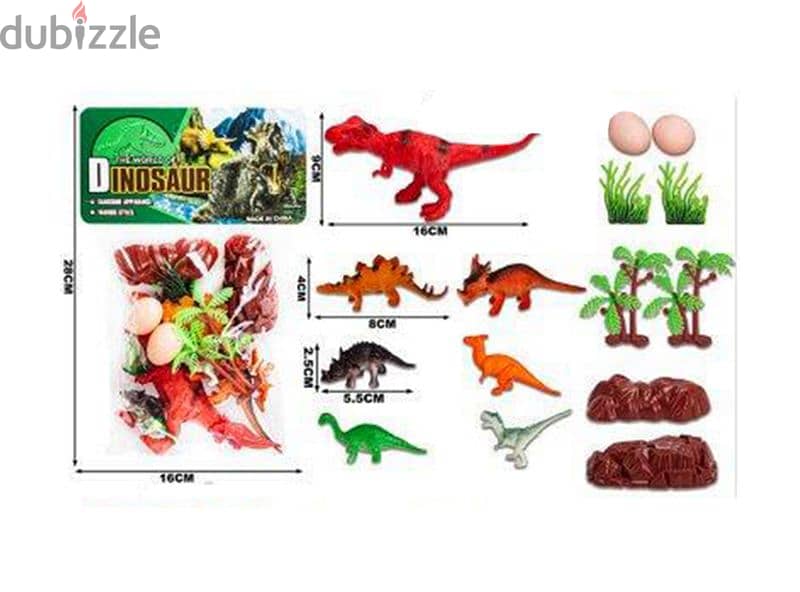 Collectible Dinosaurs Pack 15 Pcs 1