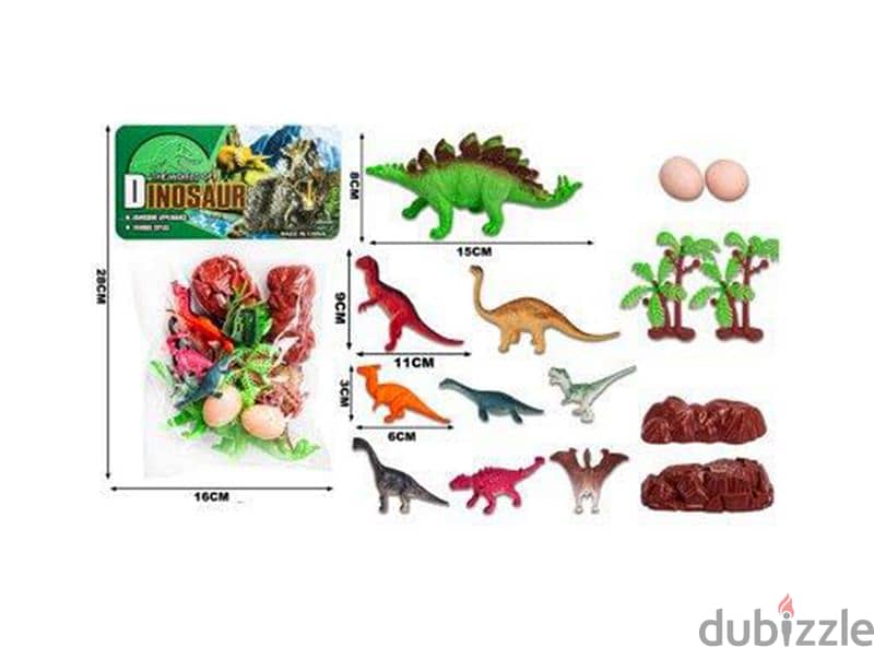 Collectible Dinosaurs Pack 15 Pcs 2