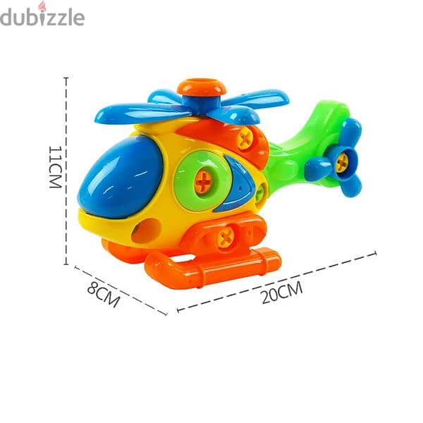 Airplane Disassembly Assembly Puzzle 1