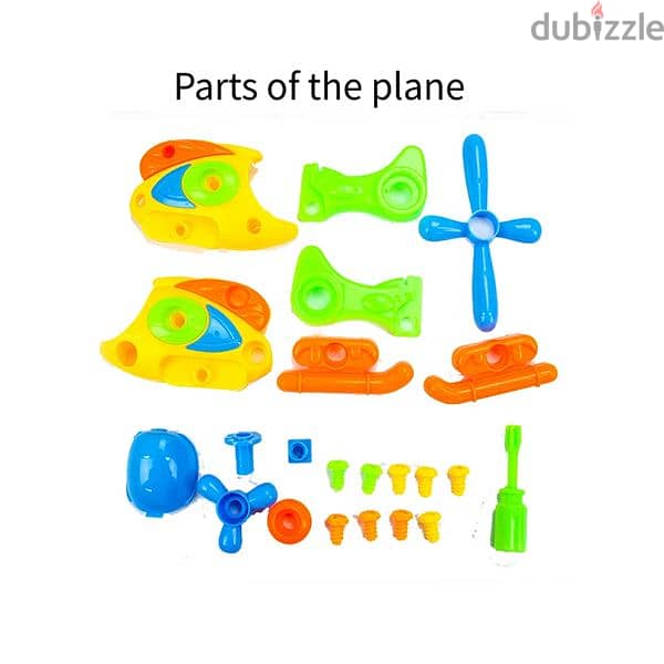 Airplane Disassembly Assembly Puzzle 2