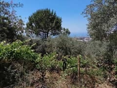 1250 SQM Land in Qannabet Broumana, Metn with Sea View 0