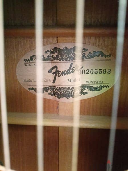 Fender - Montara - 1990 - Acoustic-Electric 3
