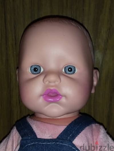 BABY BIG GIRL As new TOY +EMOTIONS VOICES: Mama, Papa, smile, Cry 40Cm