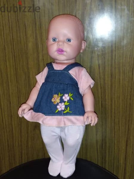 BABY BIG GIRL As new TOY +EMOTIONS VOICES: Mama, Papa, smile, Cry 40Cm 4