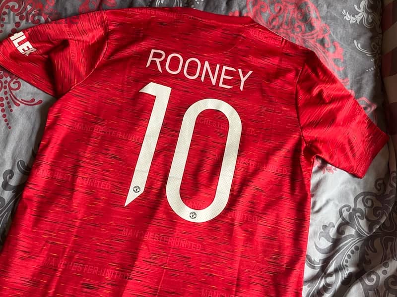 manchester united original 2020 rooney special edition jersey 7