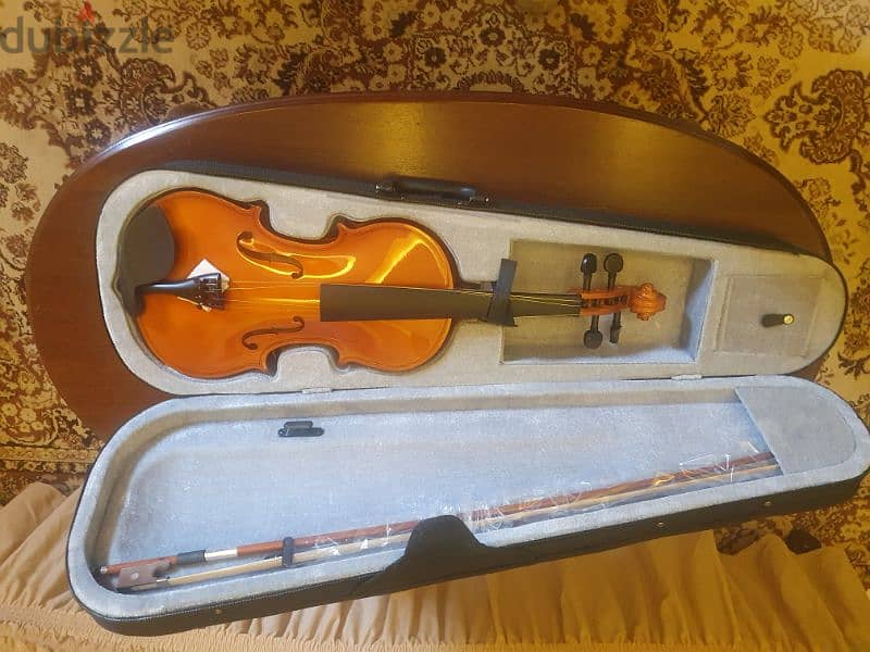 new violin 4/4 in box 2
