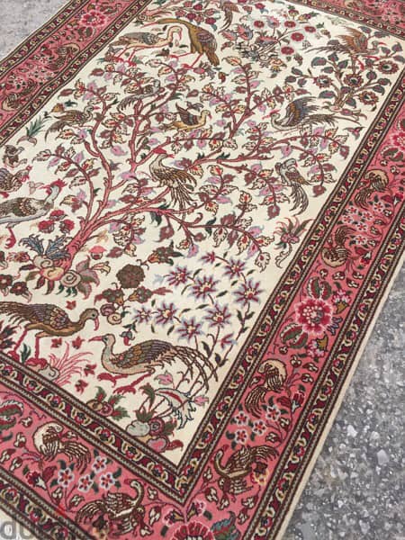 سجاد عجمي. تبريز جوهر50رج. persian Carpet. Hand made 1