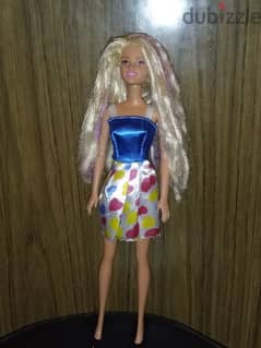 Barbie Mattel barely used Still good doll blonde hair unflexi legs=13$ 0