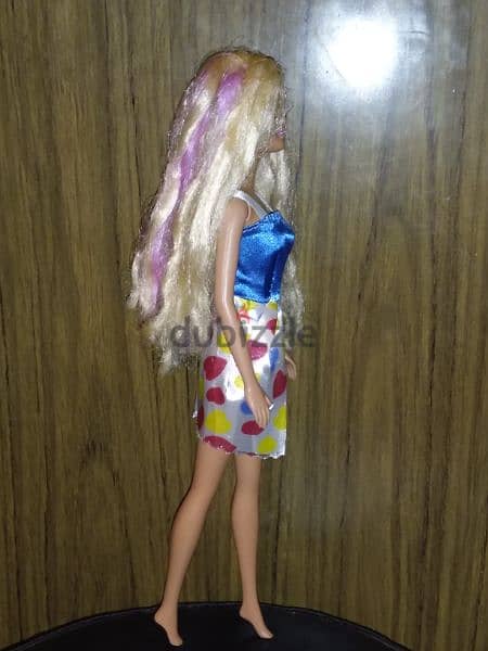 Barbie Mattel barely used Still good doll blonde hair unflexi legs=13$ 2
