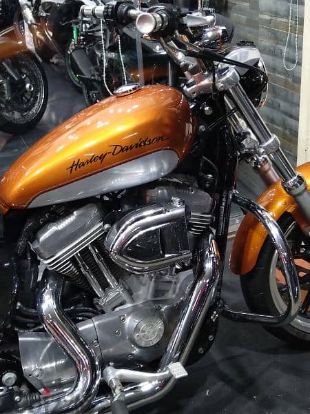 Harley davidson sportster xL883L superlow model 2014 abs keyless 4