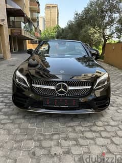 Mercedes C 200 convertible AMG-line 2019 black on black