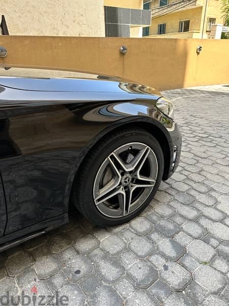 Mercedes C 200 convertible AMG-line 2019 black on black 6