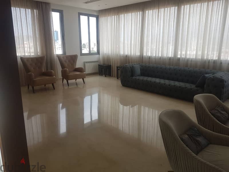 365m2 duplex apartment + terrace 4 sale in Badaro / furn el chebbek 1