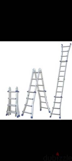 aluminium ladder سلم المنيوم صناعي 0