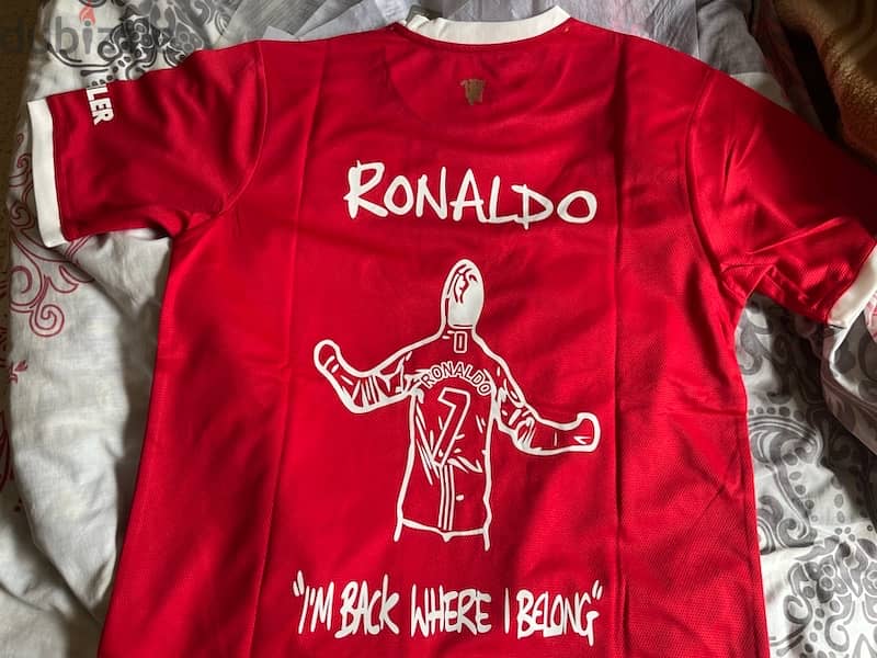 manchester united 21/22 cr7 home adidas jersey ronaldo limited edition 1