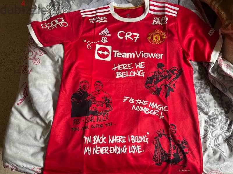 manchester united 21/22 home adidas jersey ronaldo limited edition 4