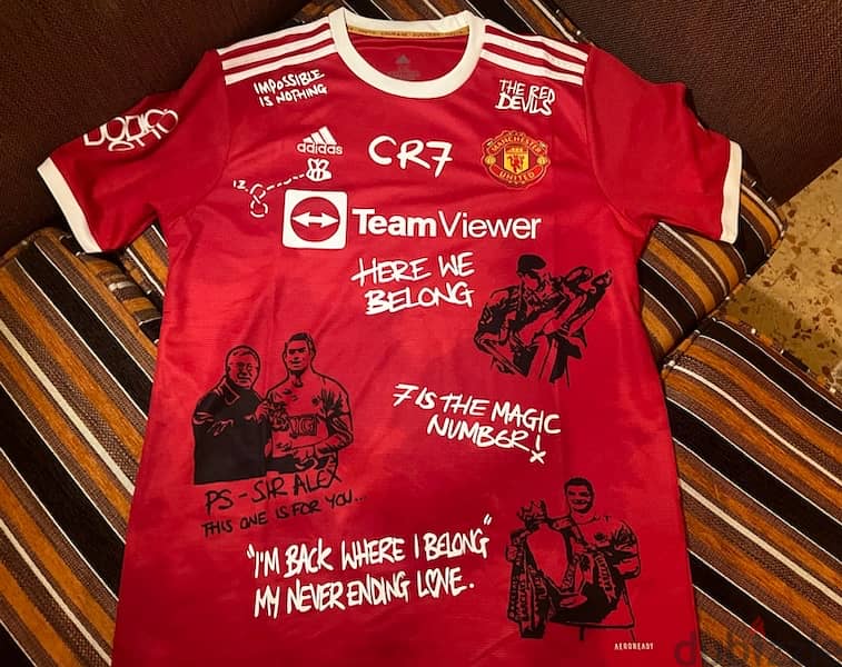 manchester united 21/22 cr7 home adidas jersey ronaldo limited edition 6