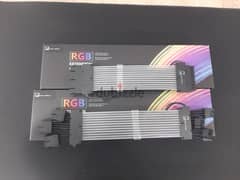 PowerMax RGB Extension Tube-Skin PSU Cables 24 Pins - 3x8 Pins