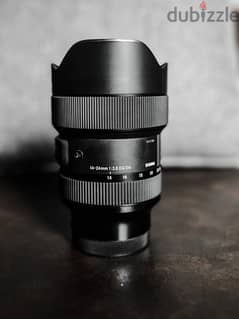 Sigma Lens 14-24 mm f2.8 dg dn art lens for sony e mount