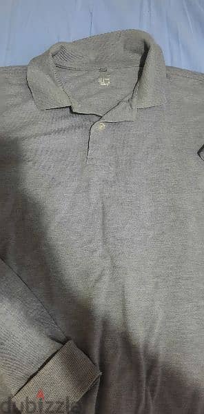 polo tshirt grey size M 1