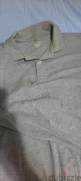 polo tshirt grey size M 2