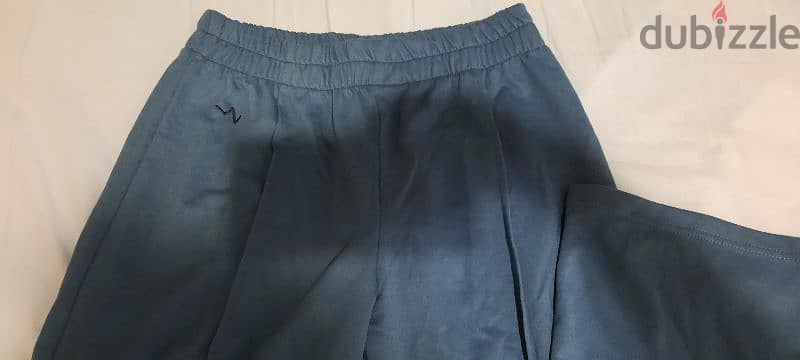 pants coton blue color. بنطلون قطن 1