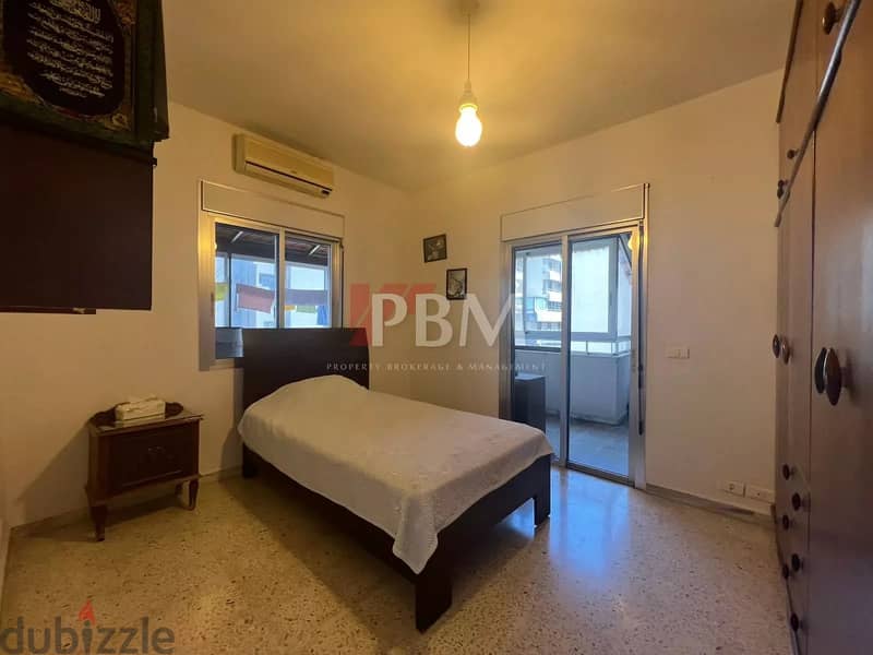 Good Condition Apartment For Sale In Badaro | Terrace | 260 SQM | 4