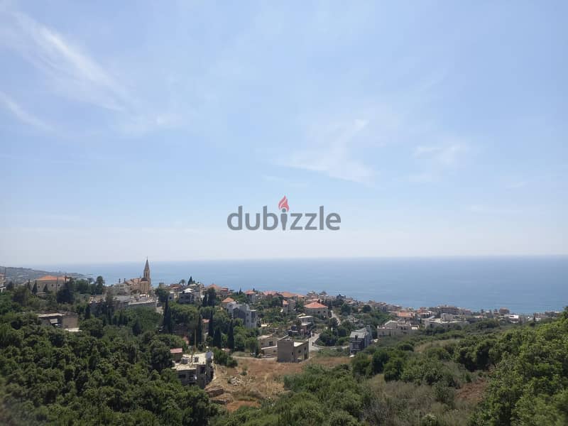 lux 160m2 apartment for sale in Kfarabida, panoramic sea view 0