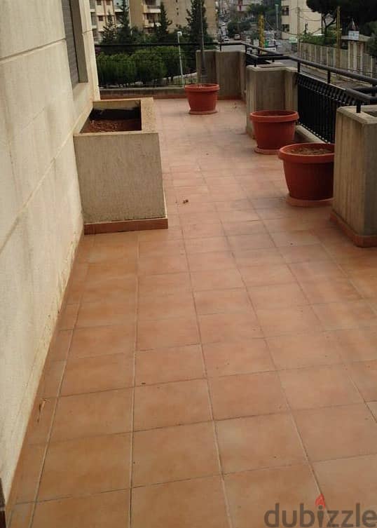 200m2 furnished apartment+ 200m2 terrace in for rent in Horsh Tabet 3