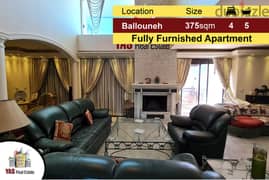 Ballouneh 375m2 Penthouse | Furnished | Luxury | View | Catch | 0