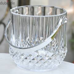 Acrylic Ice Bucket With Clip, 13.5×12.5cm