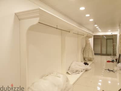 Pearl White Open Closet Racks