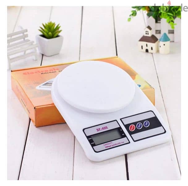 Generic Electronic Kitchen Digital Weighing Scale, Multipurpose (White, 10  Kg)