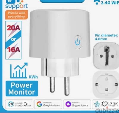 eWelink 20A Smart Plug WiFi- EU Power Monitoring Timing