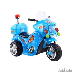 Mini Police Patrol Moto with Rechargeable 6V Battery Operator 0