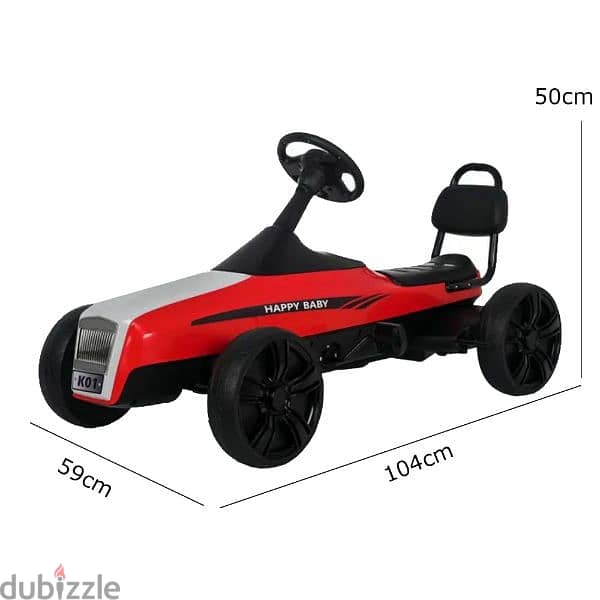 Pedal Go kart with Adjustable Seat 1