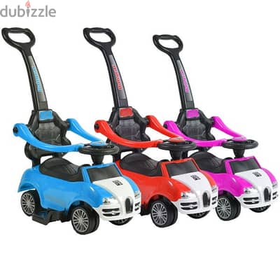 3-In-1 Kid Ride-On Push Car