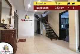 Ballouneh 320m2 Duplex | Open View | Upgraded | Catch |