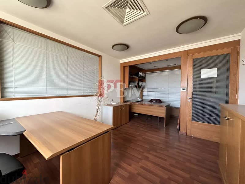 Amazing Furnished Office For Rent In Achrafieh | High Floor | 90 SQM | 4