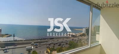 L12334-Office With Seaview for Rent in a Prime Location in Antelias 0