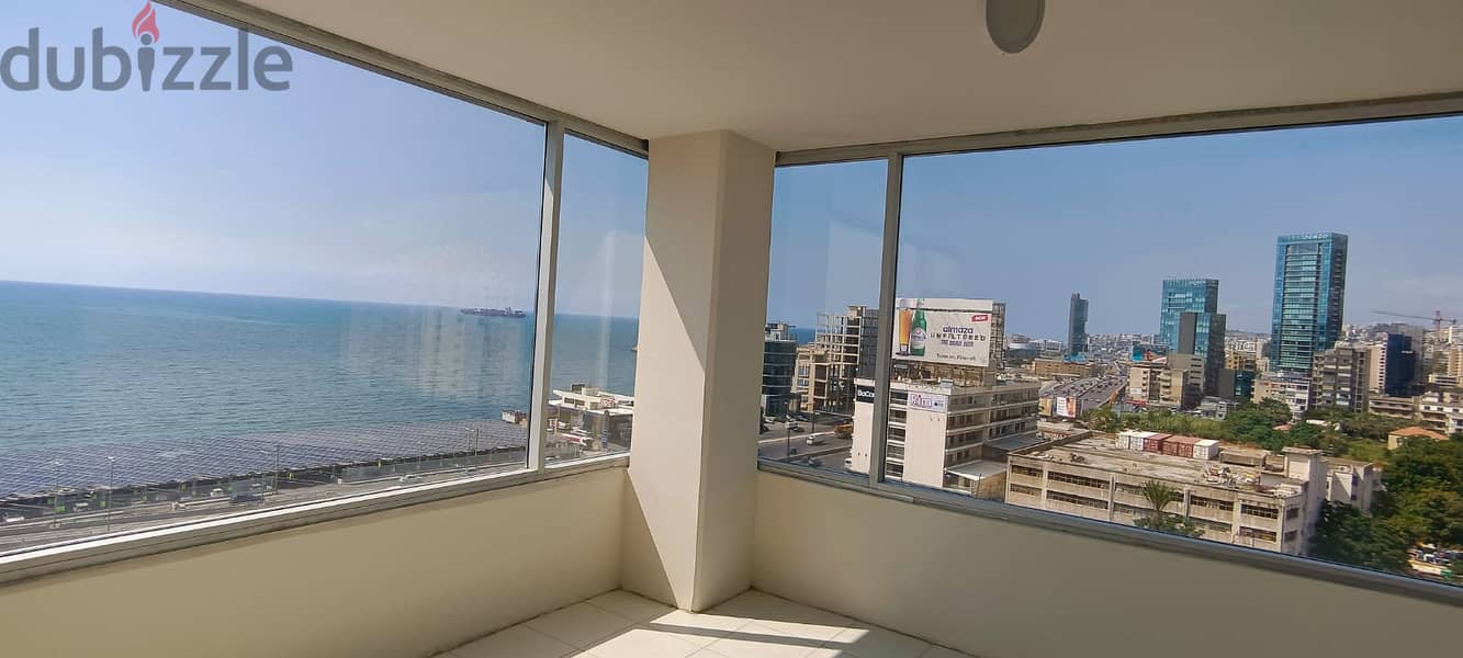 L12334-Office With Seaview for Rent in a Prime Location in Antelias 1