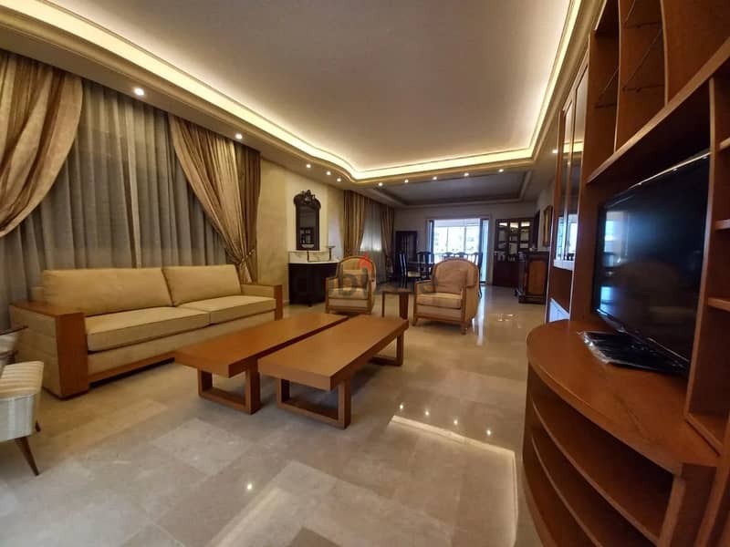 SPACIOUS FURNISHED FLAT FOR RENT IN SIN EL FIL! ( DR-734) 0
