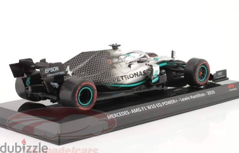 Lewis Hamilton Mercedes AMG W10 EQ '19 diecast car model 1:24. 3