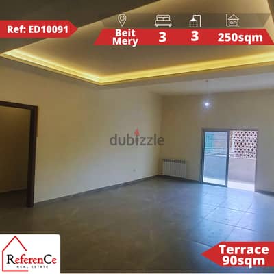 Prime apartment in Beit Mery with Terrace شقة مميزة في بيت مري مع تراس