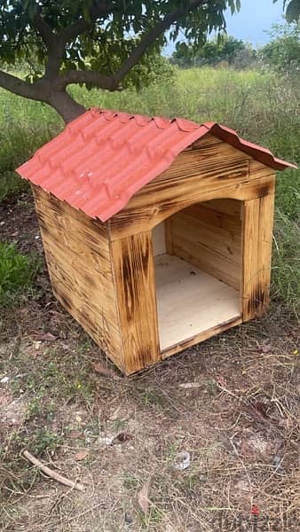 Wooden Dog Houses بيوت كلاب 4