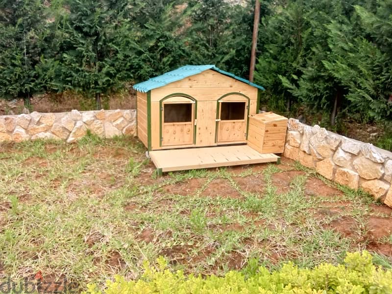 Wooden Dog Houses بيوت كلاب 7